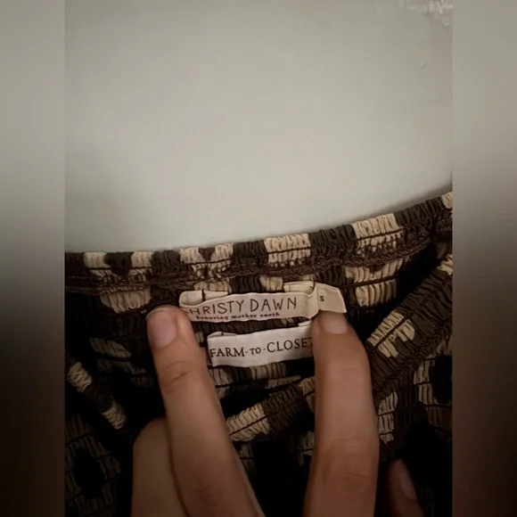 Christy Dawn The Katrina Dress - Small - Mocha Daisy - Picture 4 of 5